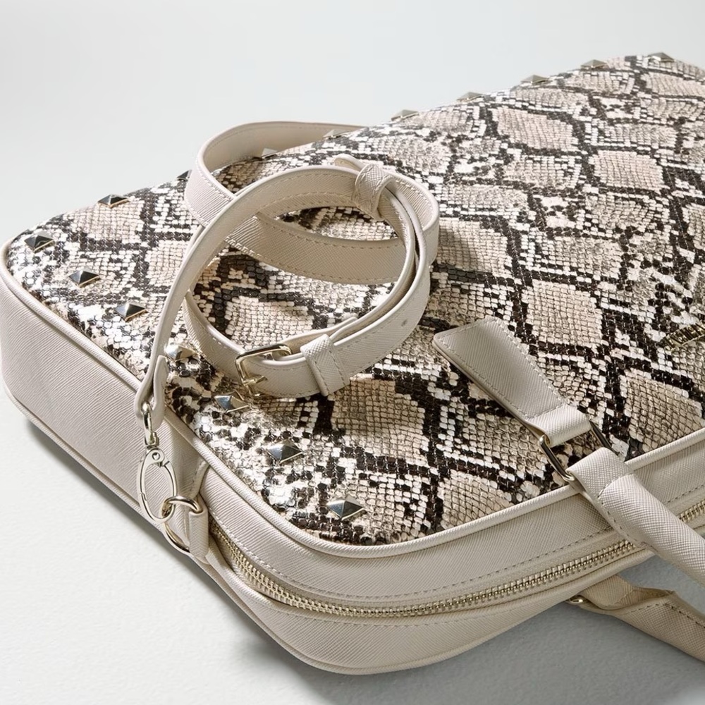 White House Black Market Python computer bag - Picture 5 of 7